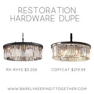 i need replica chanel lights for indoor|15 Restoration Hardware Lighting Dupes.